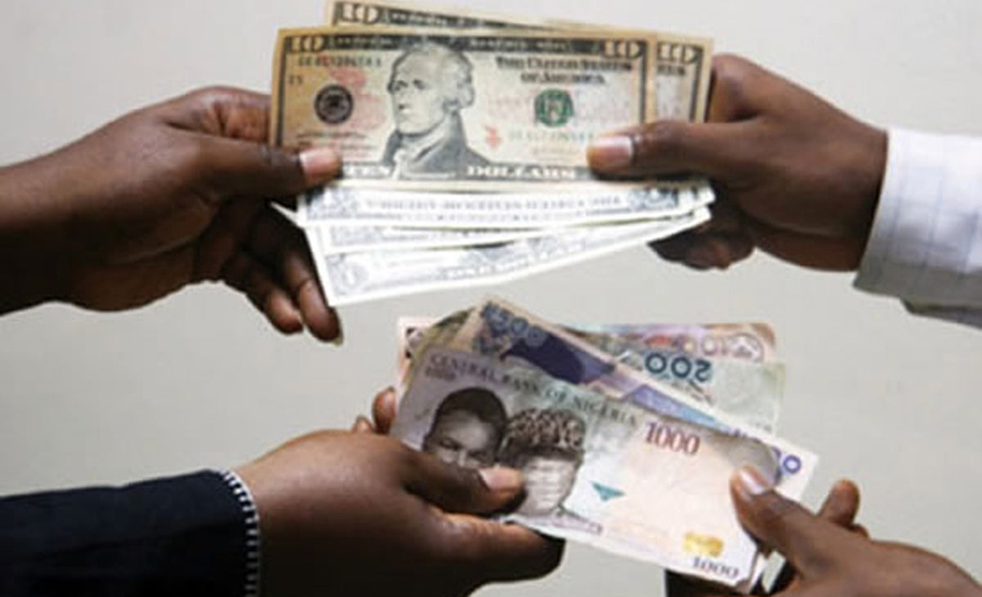 what is the value of naira to dollar now