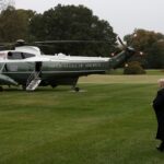landing a helicopter on the white house