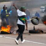 violent protests in South Africa