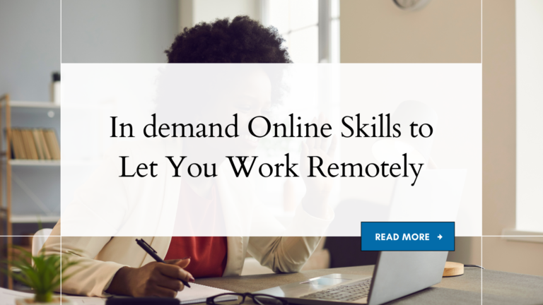 18 In-Demand Online Skills That Will Enable You Work Remotely and How to Learn Them online skills