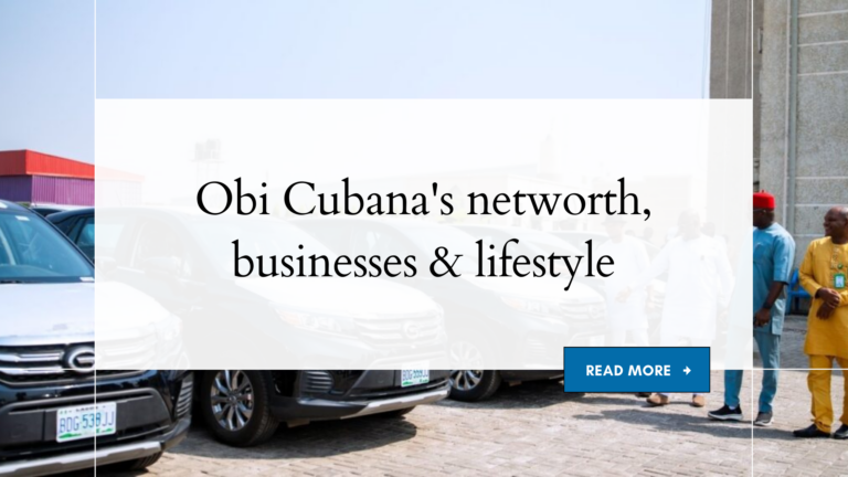 Obinna Iyiegbu (aka Obi Cubana): Networth, Businesses and Millionaire Lifestyle obi cubana networth and businesses